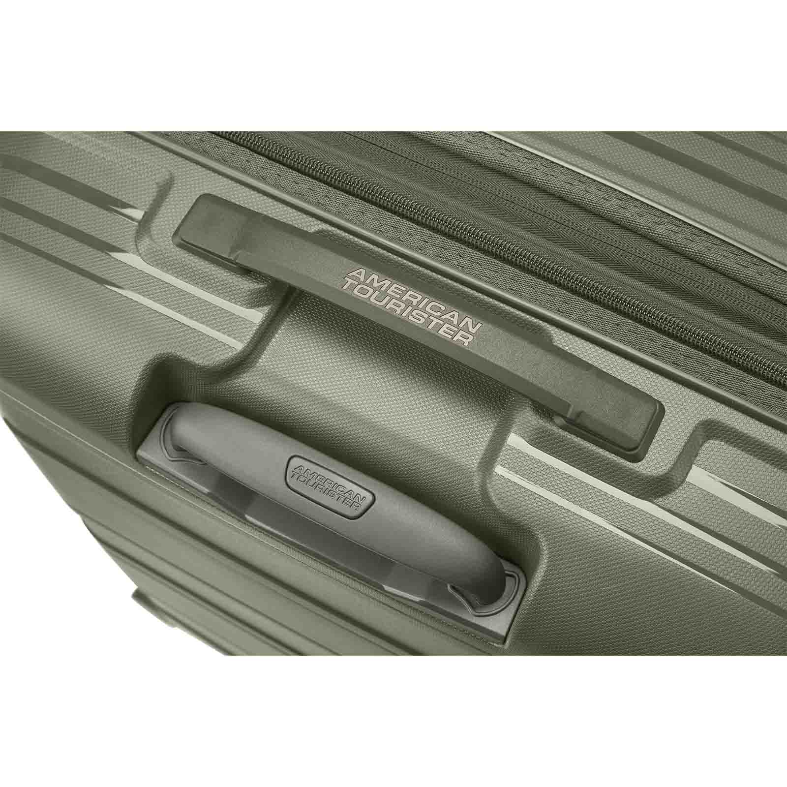 American-Tourister-Light-Max-69cm-Suitcase-Khaki-Handle