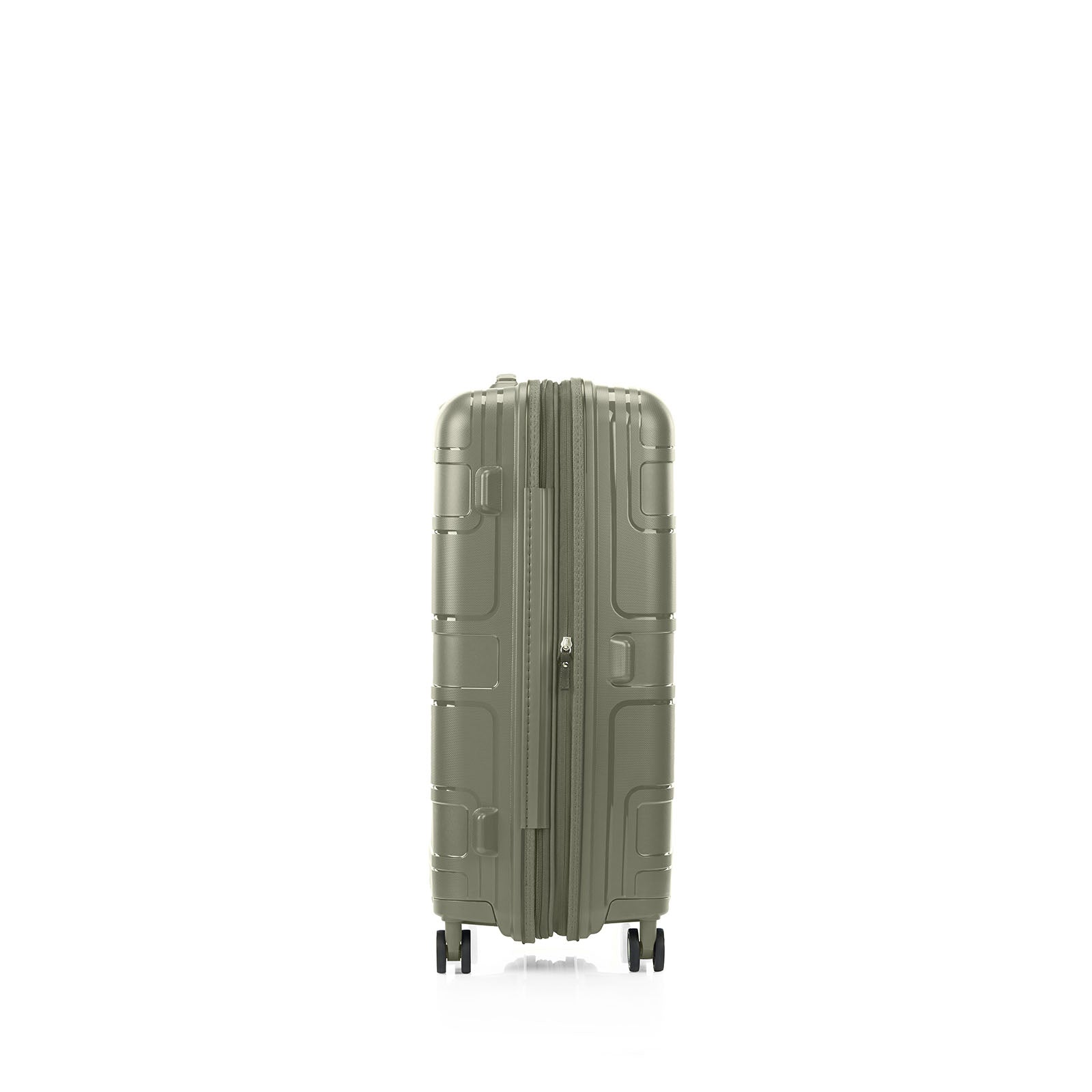 American-Tourister-Light-Max-69cm-Suitcase-Khaki-Hinge