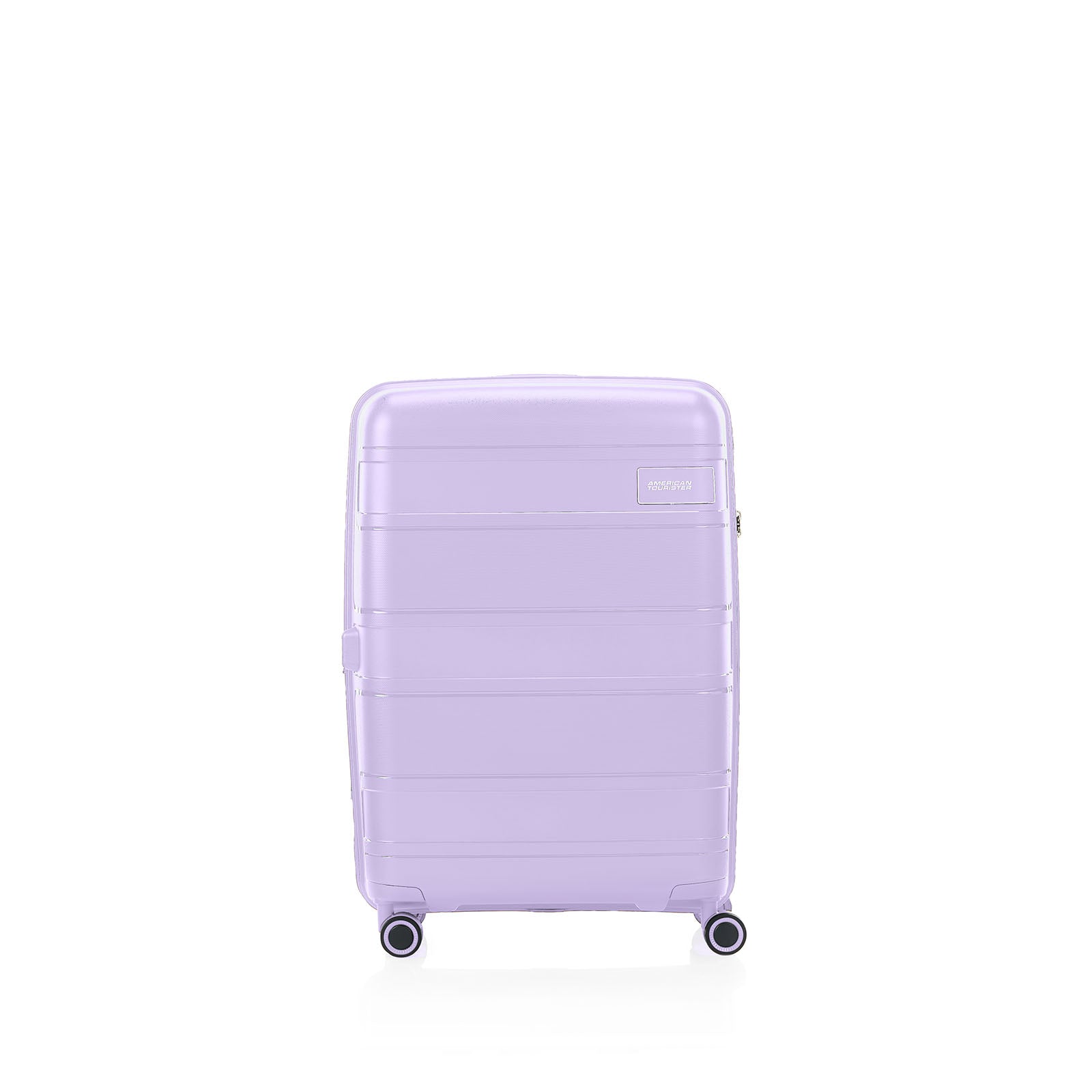 American-Tourister-Light-Max-69cm-Suitcase-Lavender-Front