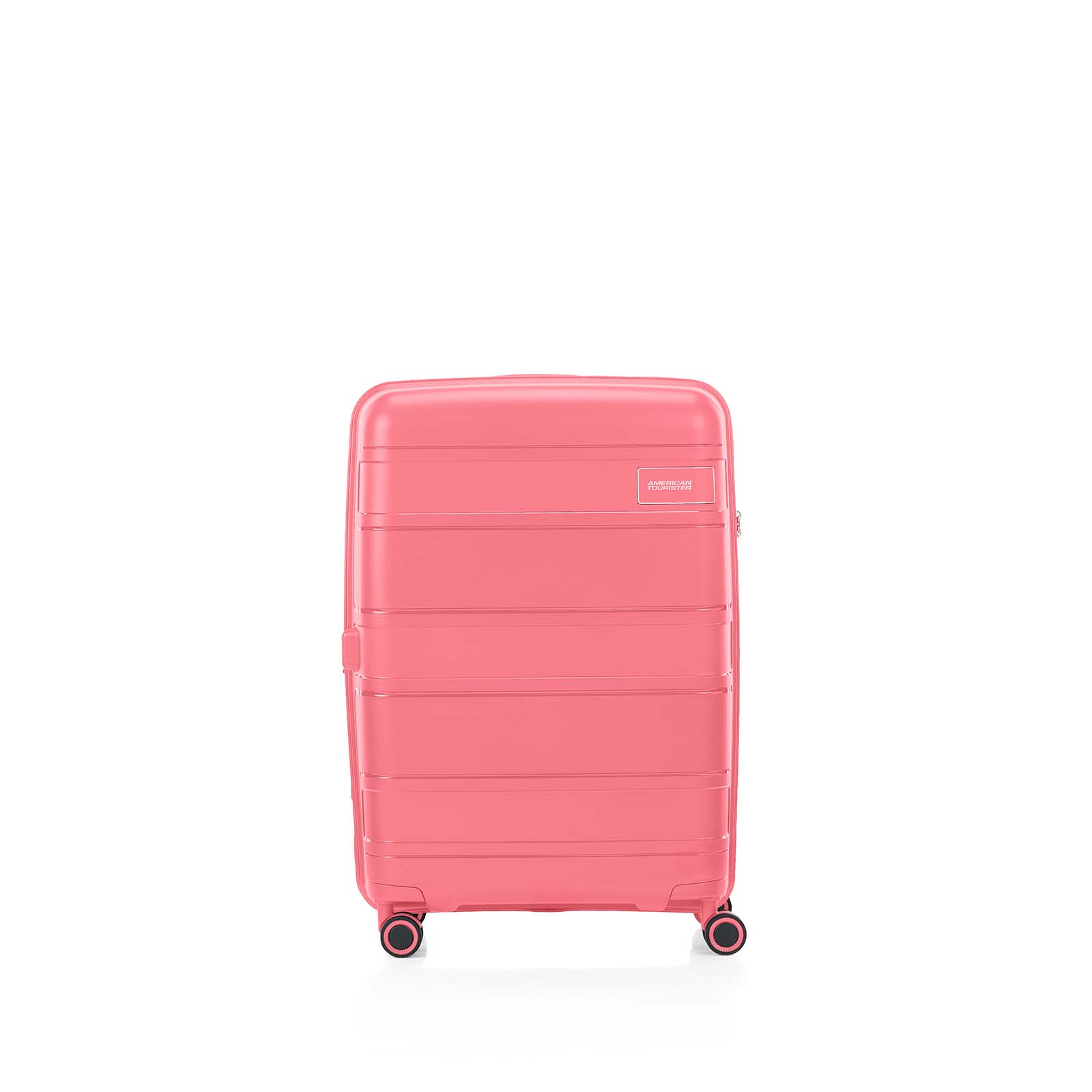 American-Tourister-Light-Max-69cm-Suitcase-Pink-Blush-Front