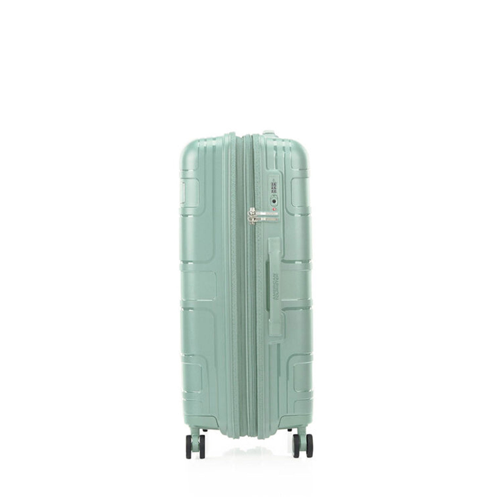 American-Tourister-Light-Max-69cm-Suitcase-Urban-Green-LeftSide