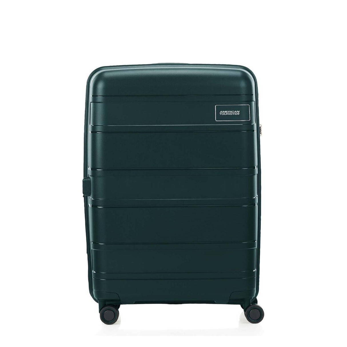 American-Tourister-Light-Max-69cm-Suitcase-Varsity-Green-Front