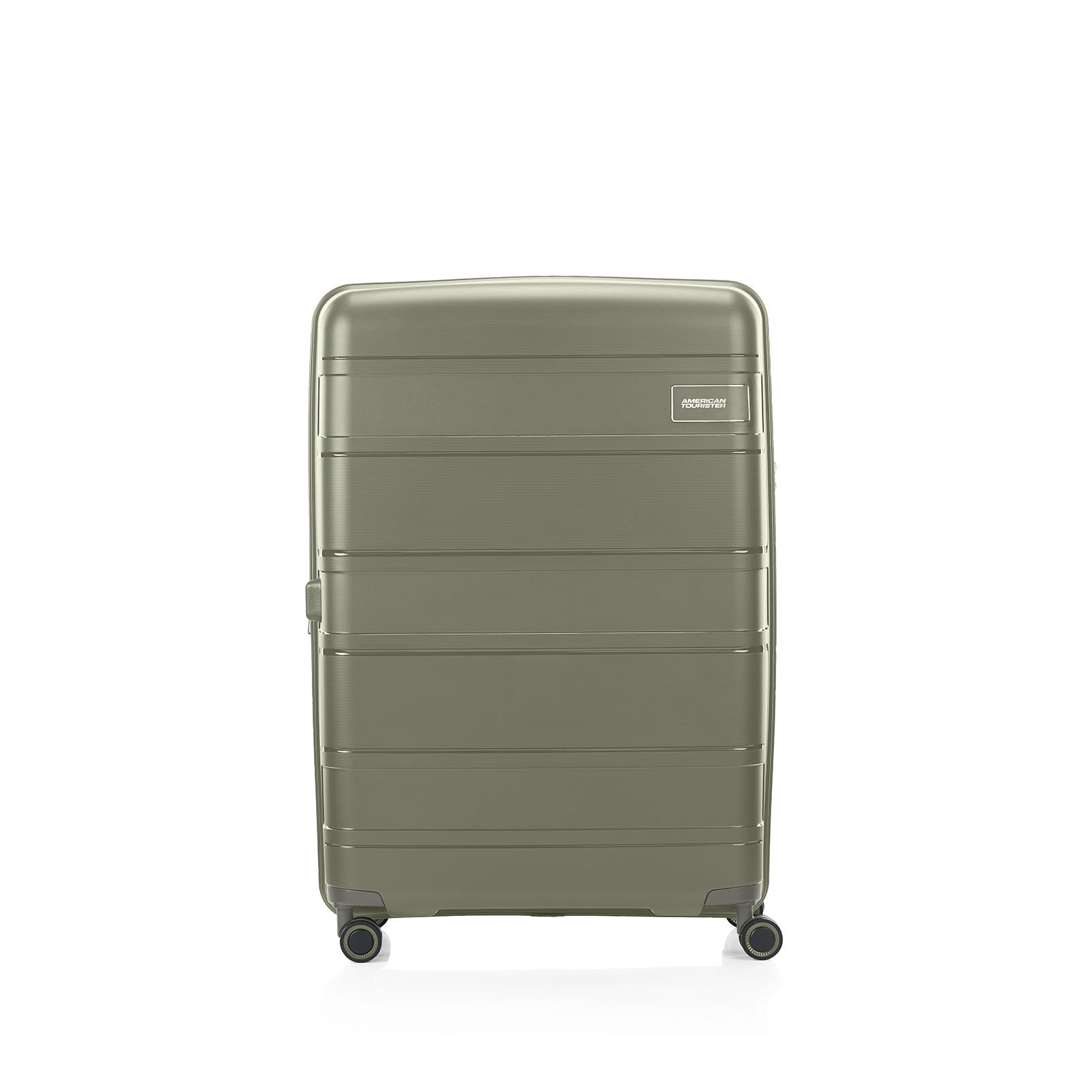 American-Tourister-Light-Max-82cm-Suitcase-Khaki-Front