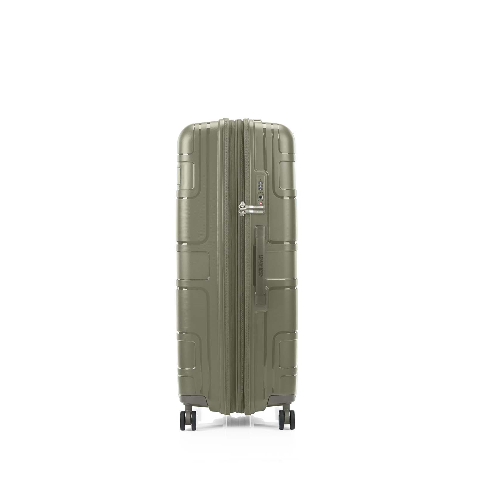 American-Tourister-Light-Max-82cm-Suitcase-Khaki-Side