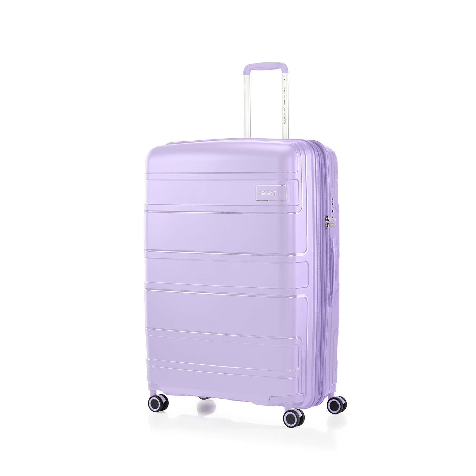 American-Tourister-Light-Max-82cm-Suitcase-Lavender-Angle