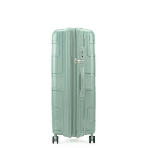 American-Tourister-Light-Max-82cm-Suitcase-Urban-Green-LeftSide