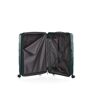 American-Tourister-Light-Max-82cm-Suitcase-Varsity-Green-Open