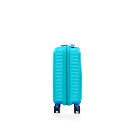 American-Tourister-Little-Curio-47cm-Carry-On-Suitcase-ASR-Teal-Blue-Side1