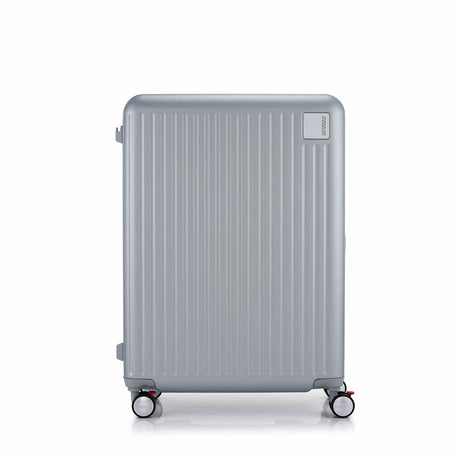 American-Tourister-Lockation-75cm-Suitcase-Light-Silver-Front