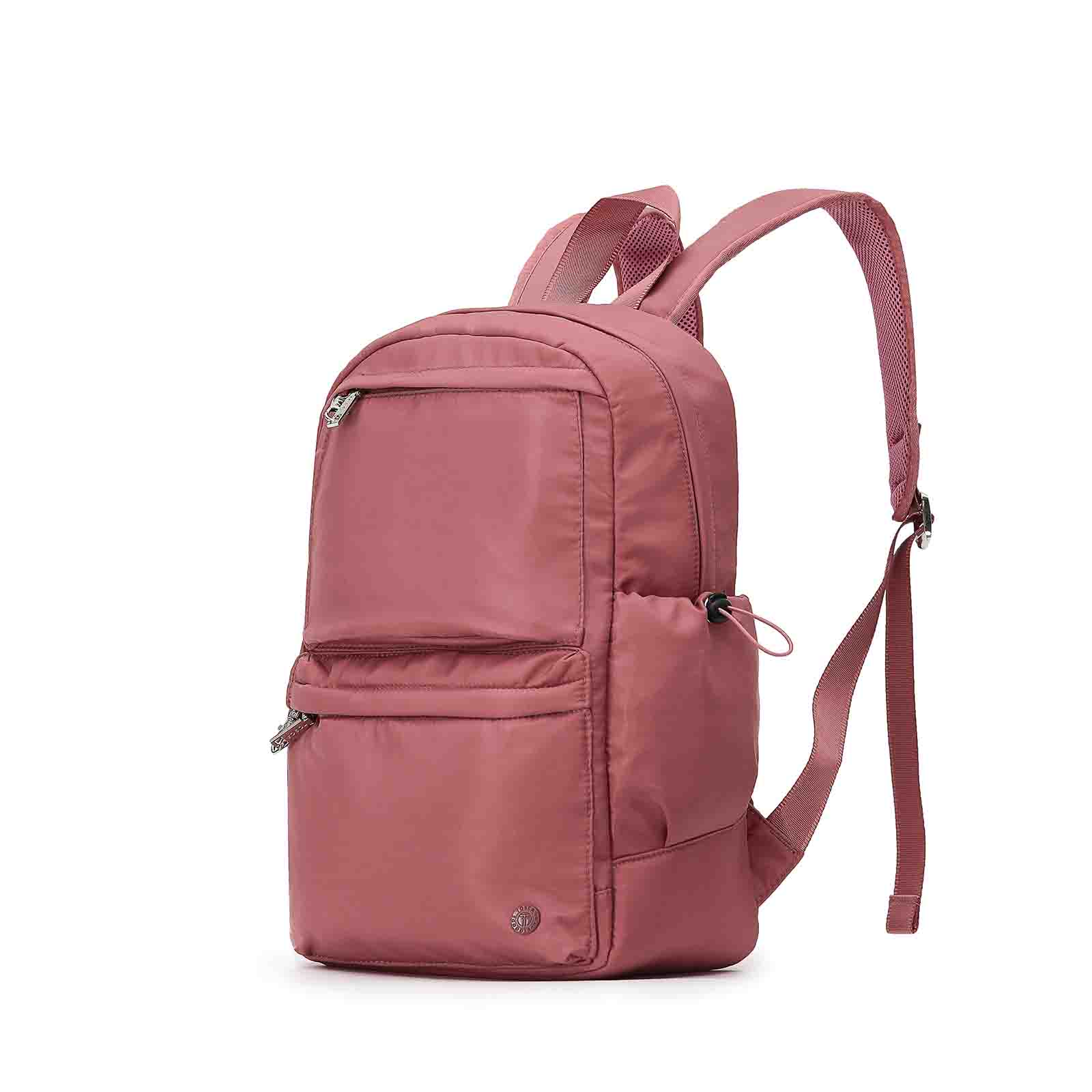 Anti-Theft-Backpack-Coral-Front