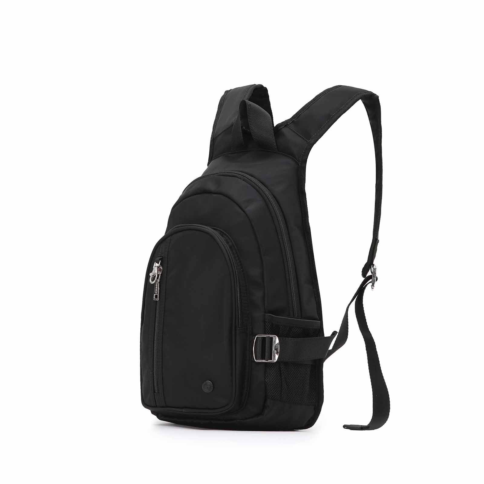 Anti-Theft-Backpack-Layer-Black-Front