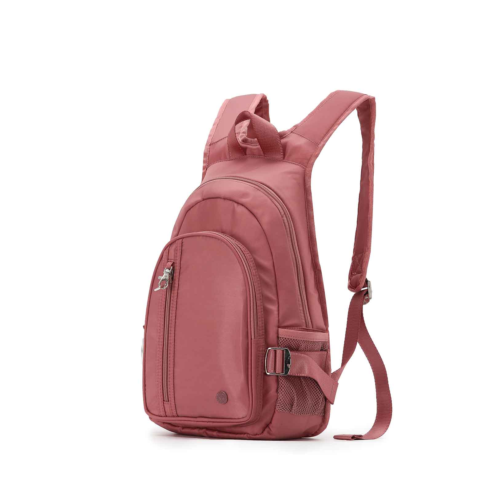 Anti-Theft-Backpack-Layer-Coral-Front