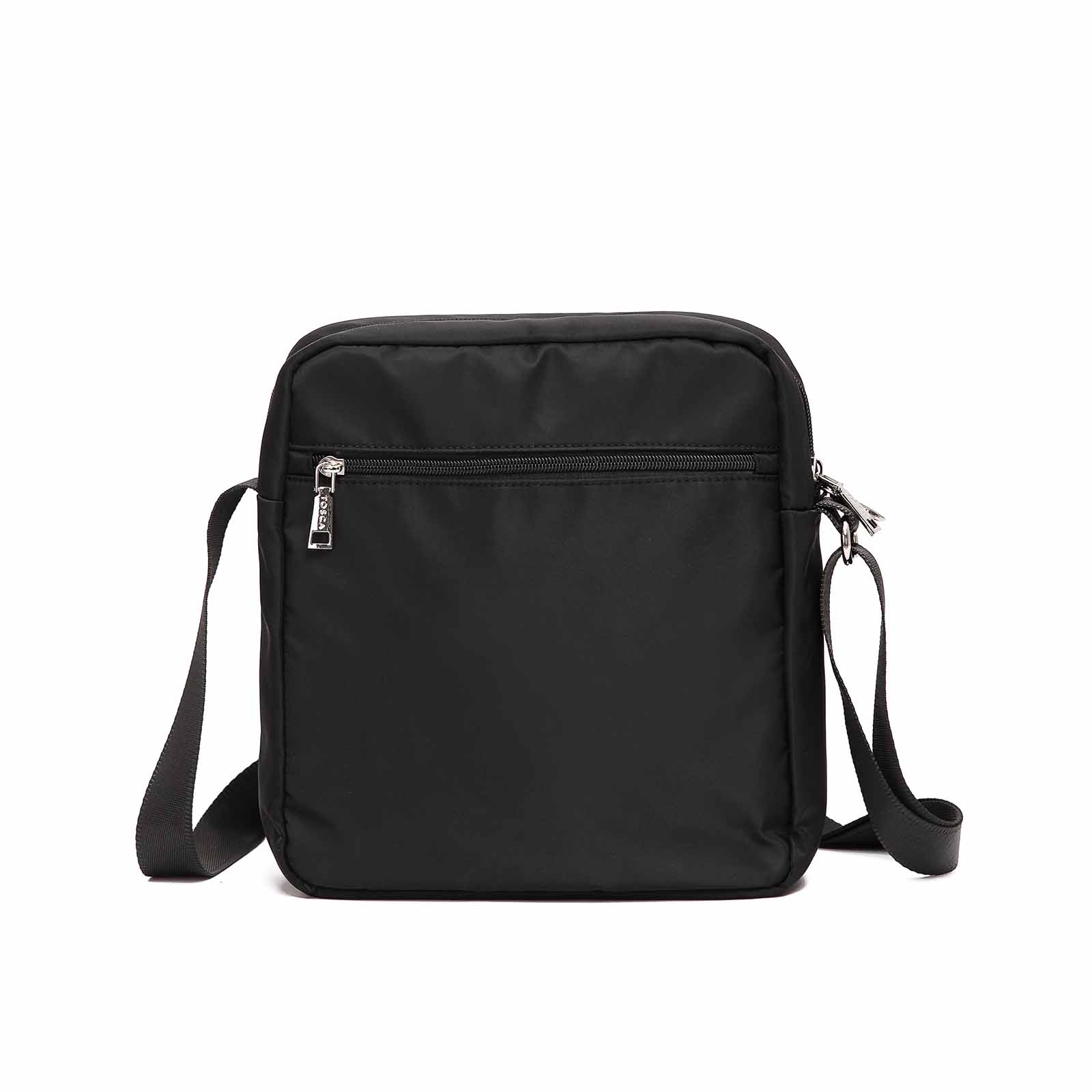 Anti-Theft-Shoulder-Bag-Double-Black-Front-Angle-Back