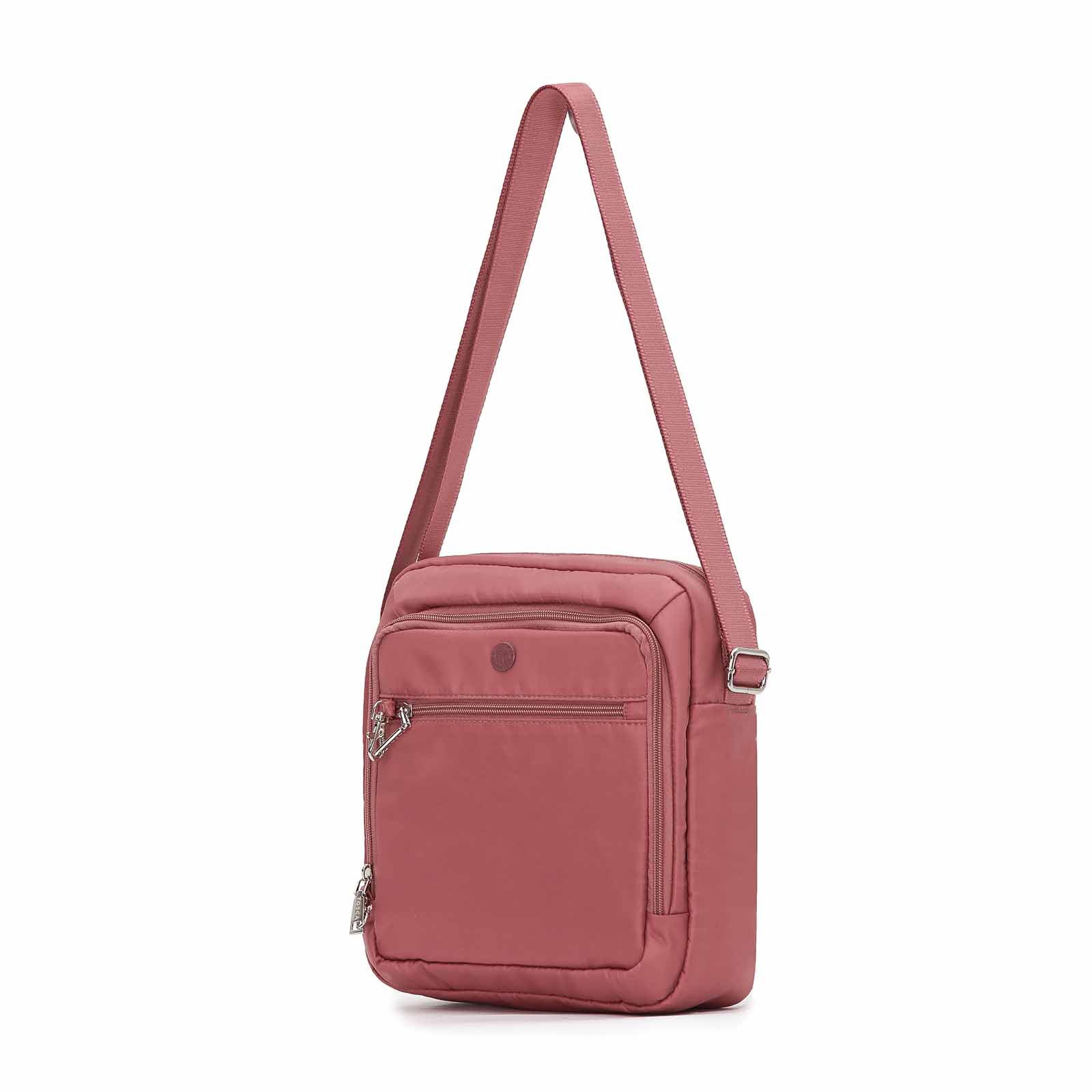 Anti-Theft-Shoulder-Bag-Double-Coral-Front