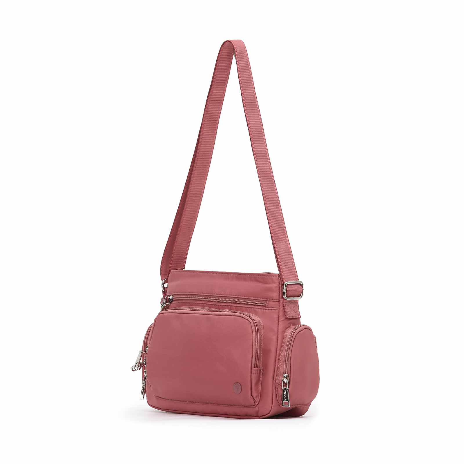 Tosca Anti-Theft Shoulder Bag Dumpling Coral