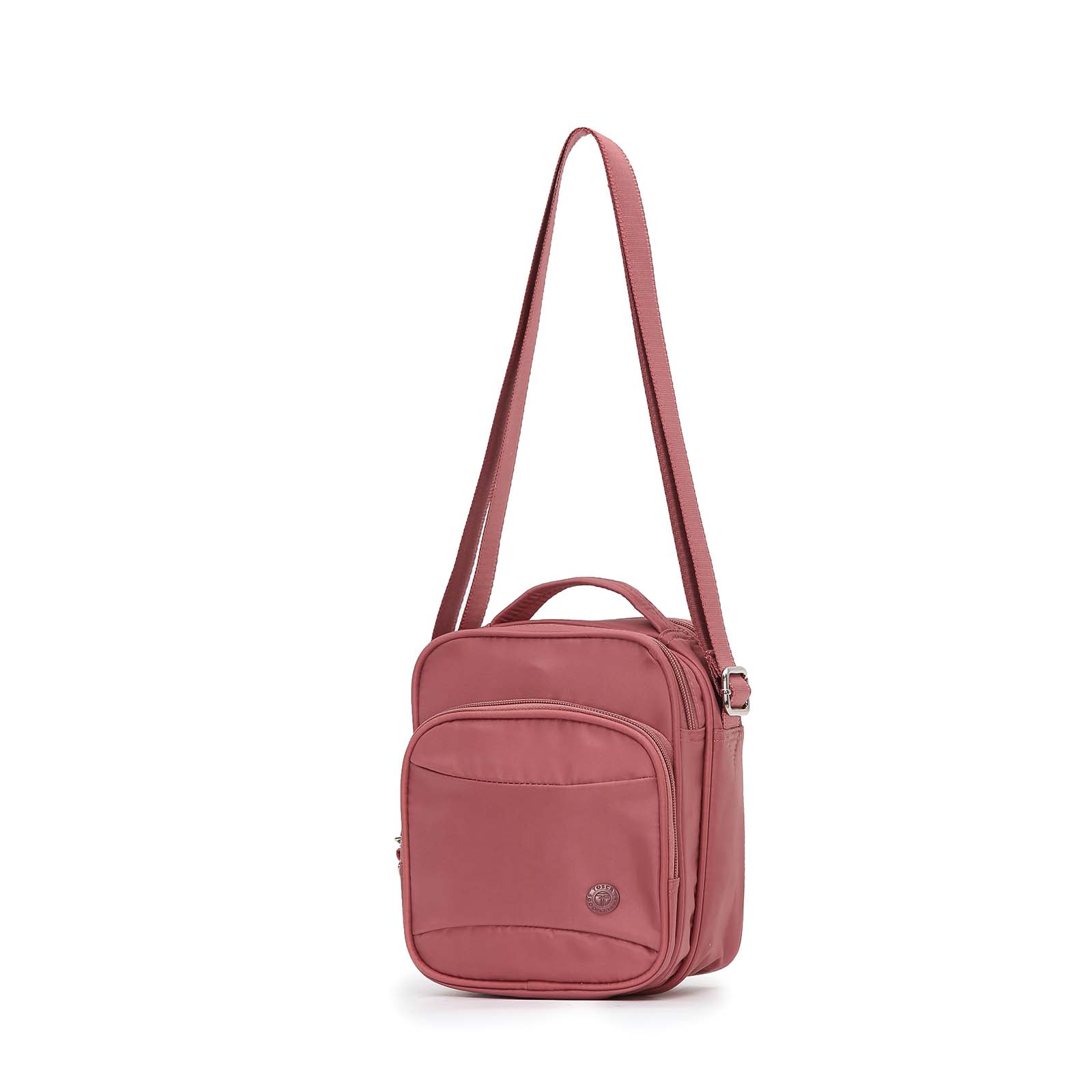 Anti-Theft-Shoulder-Bag-Small-Coral-Front