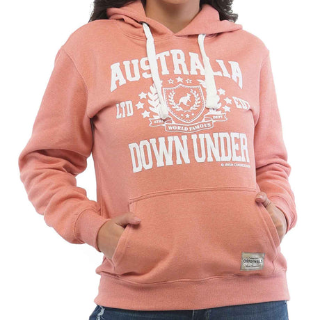 Australia-Crest-Unisex-Hoodie-Nude-Front