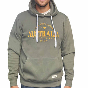 Australia-Limited-Edition-Unisex-Hoodie-Olive-Front