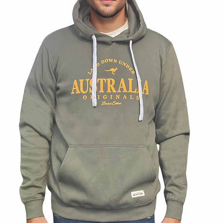 Australia-Limited-Edition-Unisex-Hoodie-Olive-Front