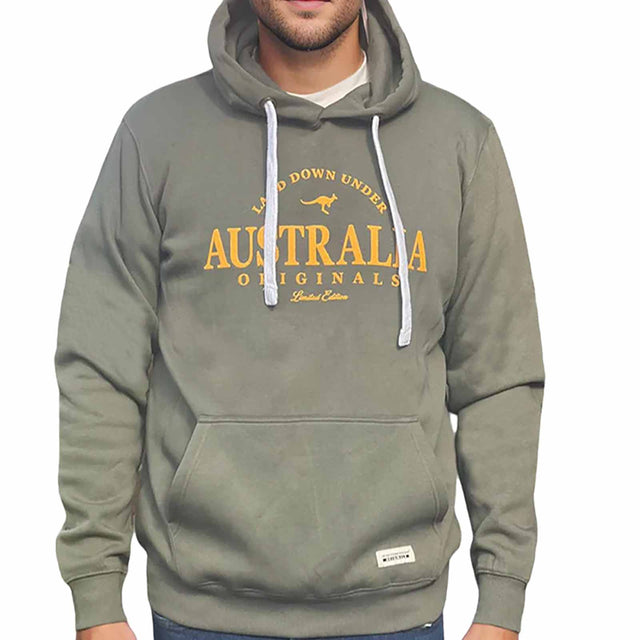 Australia-Limited-Edition-Unisex-Hoodie-Olive-Front