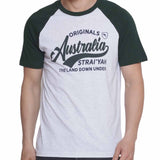 Australia Raglan Unisex T-Shirt Ash Grey XL