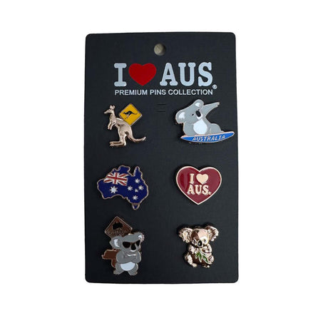Australian-Souvenir-Pin-Set-Mixed-Designs