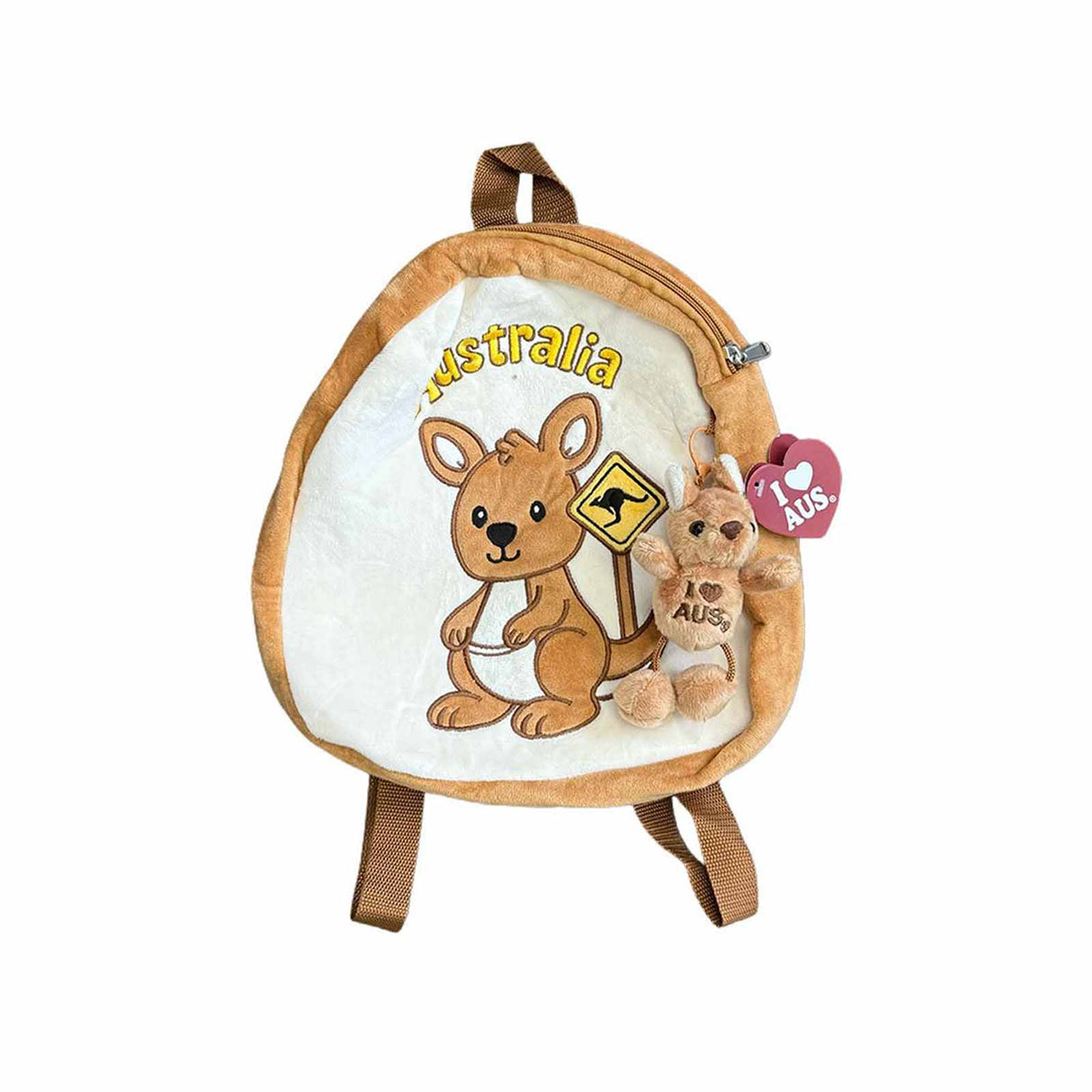 Backpack-Kangaroo-Road-Sign-With-Charm