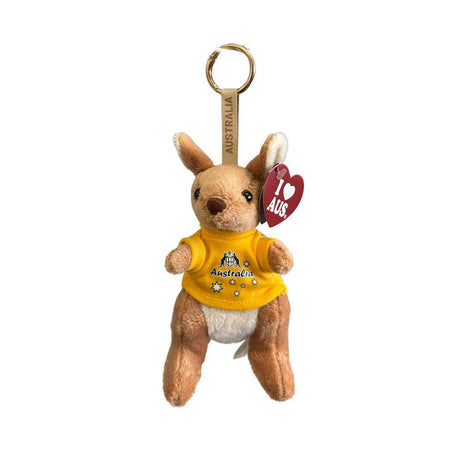 Bag-Charm-Kangaroo-With-Gold-Shirt