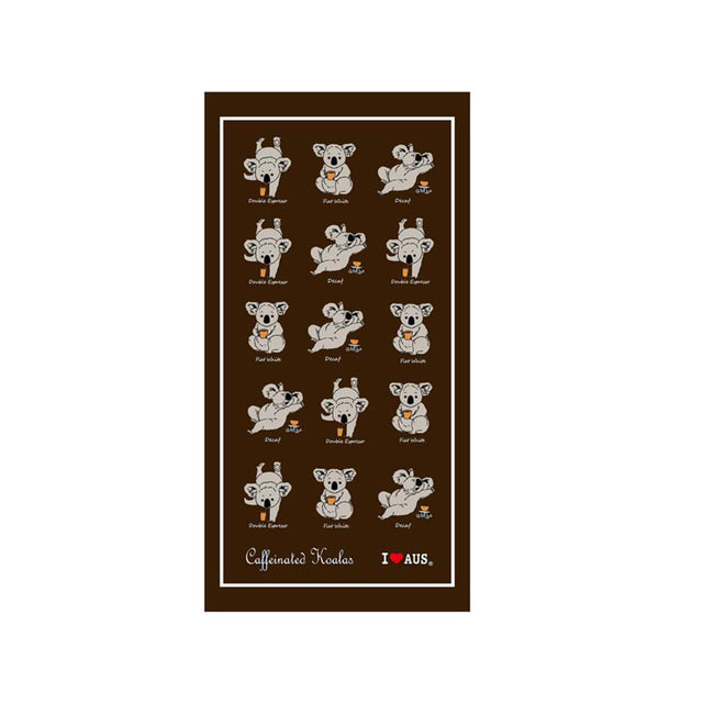 Beach-Towel-Caffeinated-Koala-Dark-Brown