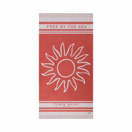 Beach-Towel-Sundown-Coral