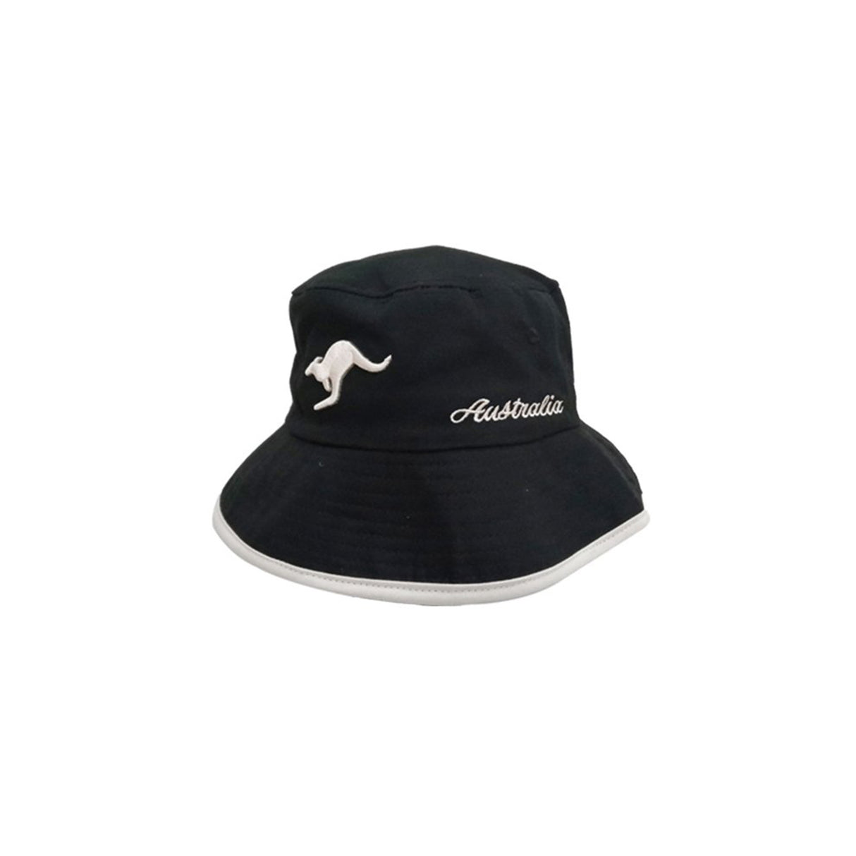 Bucket-Hat-Flying-Kangaroo-Black