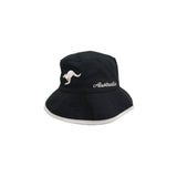 Bucket-Hat-Flying-Kangaroo-Black