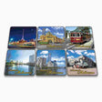 Coaster-6-Pcs-Boxed-Melbourne-Icons-Foil