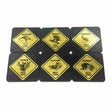 Coaster-6-Pcs-Boxed-Road-Sign-Foil