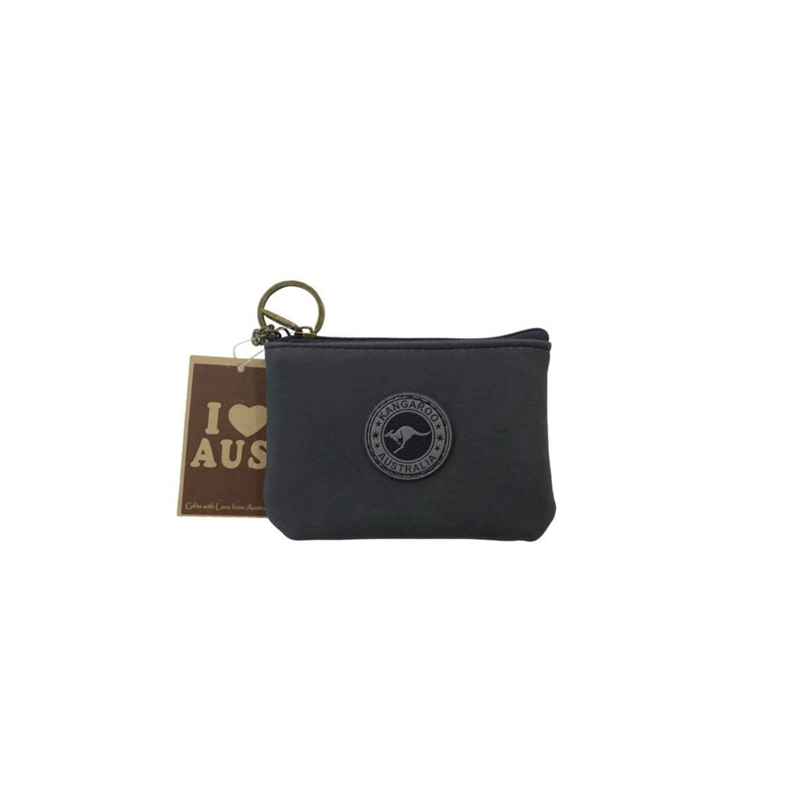 Coin-Purse-With-Key-Chain-Kangaroo-Badge-BLK