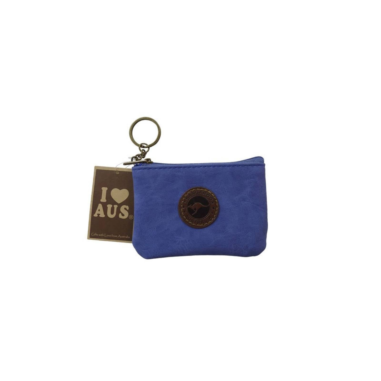 Coin-Purse-With-Key-Chain-Kangaroo-Badge-LBLU