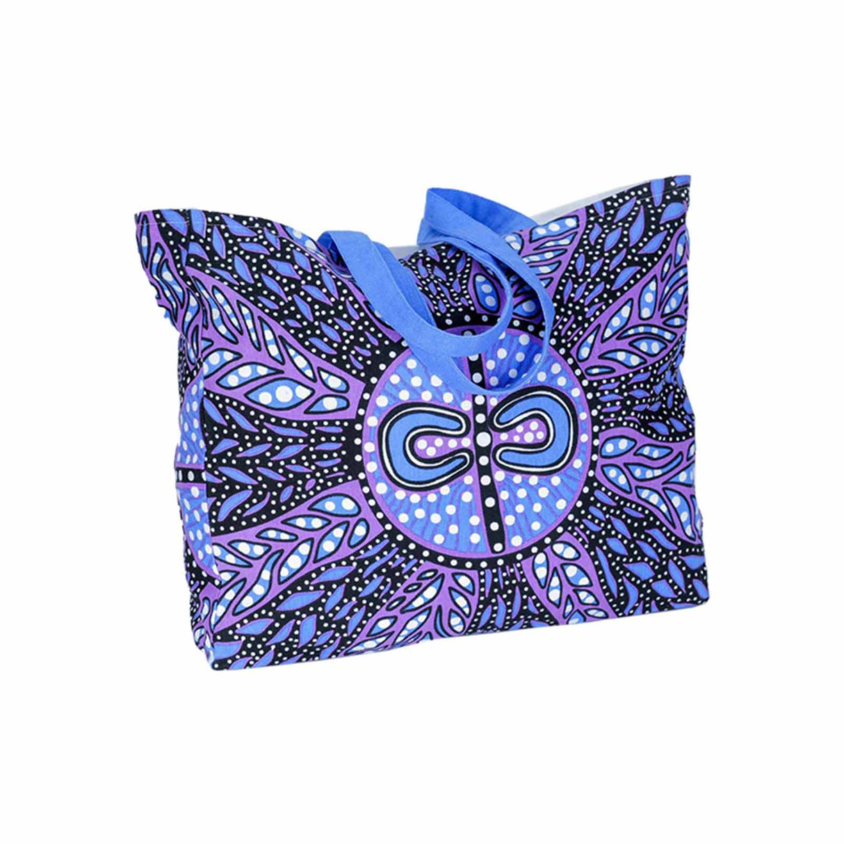 Cotton-Canvas-Shopping-Bag-Grandmothers-Wildflower-43x38cm