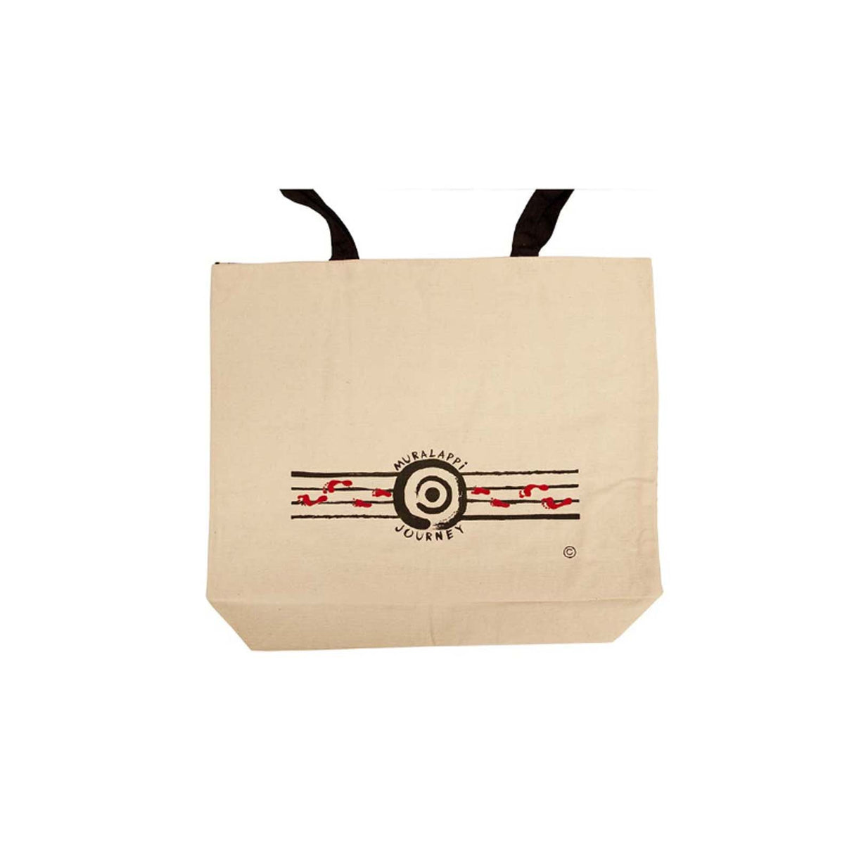 Cotton-Canvas-Shopping-Bag-Kangaroo-in-Summer-Flowers-41x35cm-Back