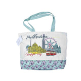 Cotton-Canvas-Shopping-Bag-Melbourne-Lifestyle-City-48x33cm-Front