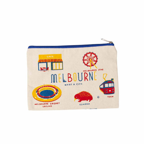 Cotton-Utility-Pouch-Melbourne-What-a-City-22x17cm