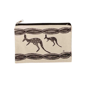 Cotton-Utility-Pouch-River-Kangaroos-22x17-cm