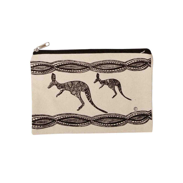 Cotton-Utility-Pouch-River-Kangaroos-22x17-cm