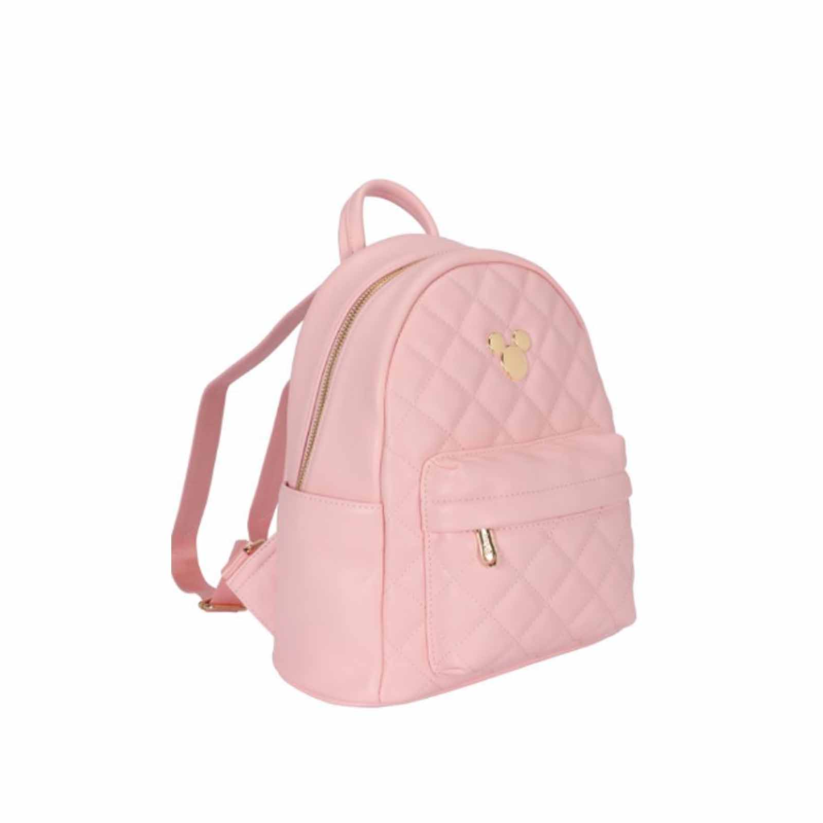 Disney-Mickey-Deluxe-Backpack-Pink-Side