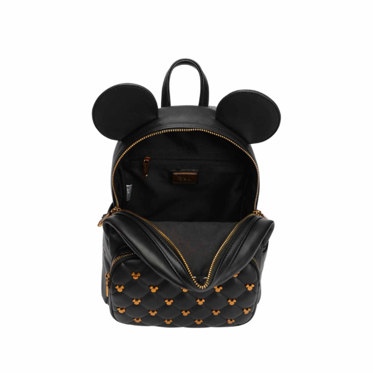 Disney-Mickey-Deluxe-Ears-Backpack-Black-Open