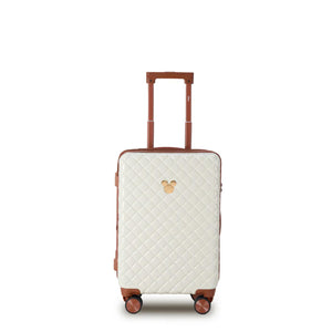 Disney-Mickey-Fashion-54cm-Carry-On-Suitcase-Ivory-Front