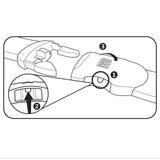 Go-Travel-Combi-Luggage-Strap-Yellow-Green-Instruction