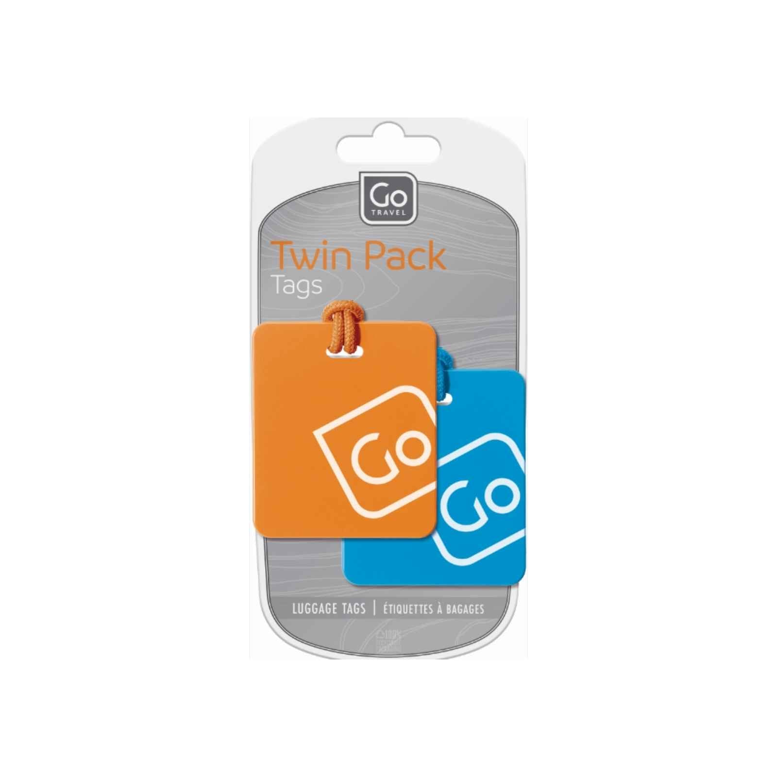 Go-Travel-Luggage-Tags-Twin-Pack-Blue-Orange
