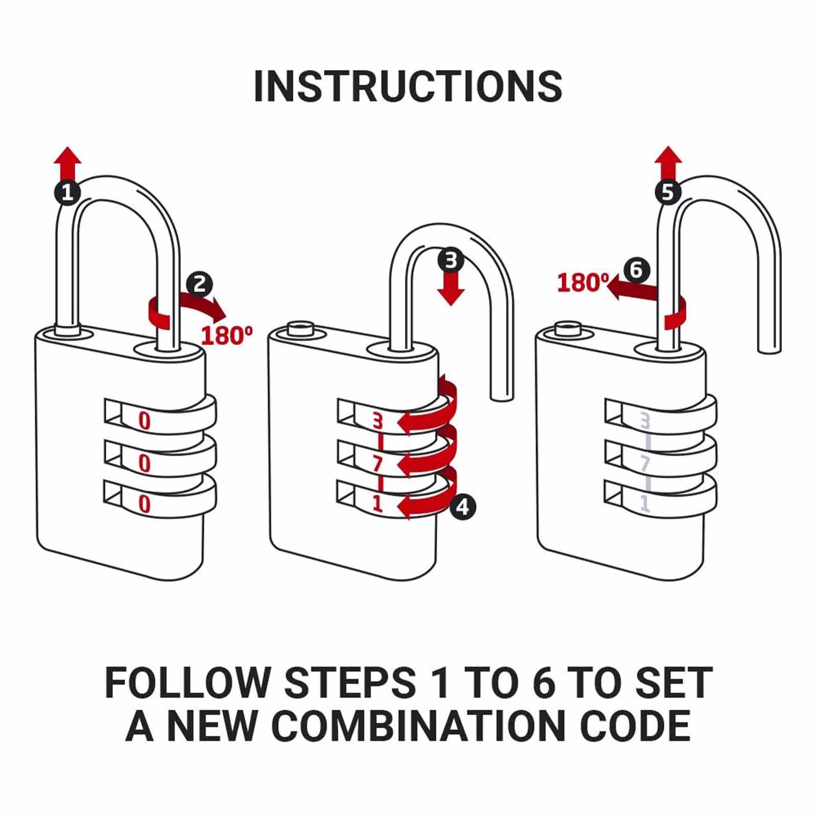 Go-Travel-Tsa-Large-Combi-Padlock-Instructions