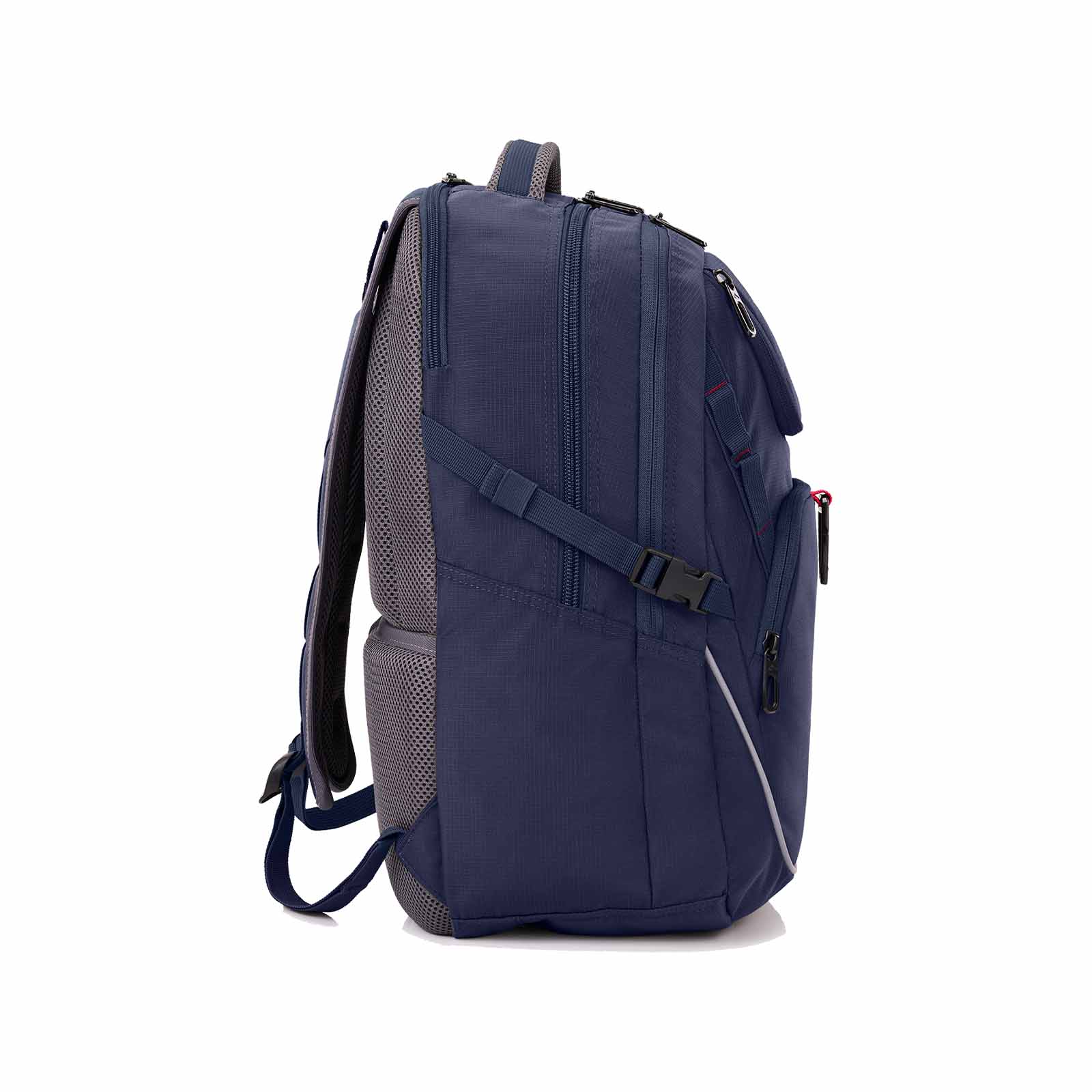 High-Sierra-Access-4-Eco-16-Inch-Laptop-Backpack-Navy-Left-Side