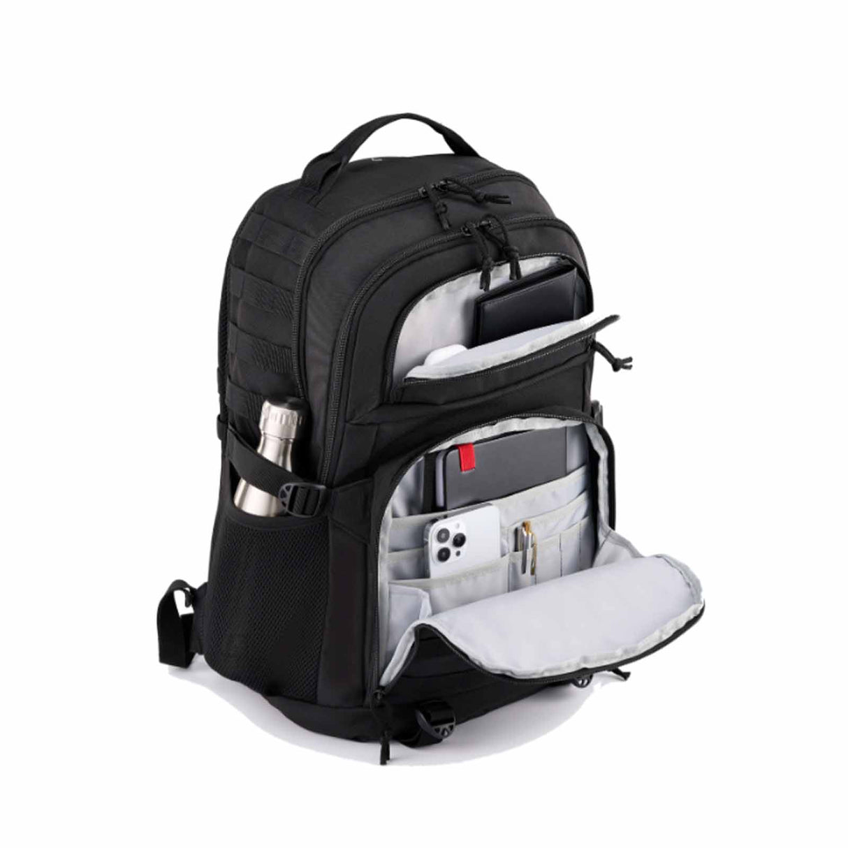 High-Sierra-Boot-Camp-Backpack-Black-Open1